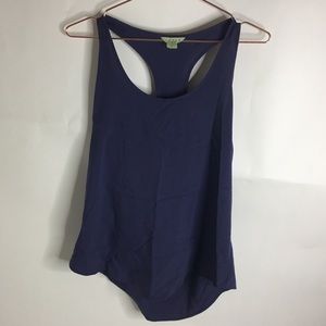 Anthropologie Hawks Rayon Flowy Racerback Tank Top
